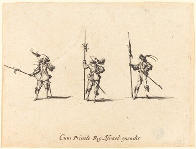Poraa Halberdilla tekijältä Jacques Callot