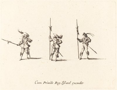 Poraa Halberdilla tekijältä Jacques Callot