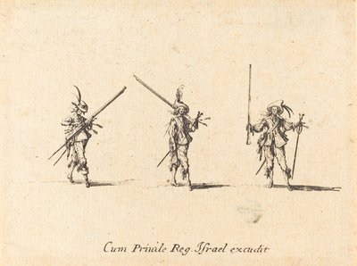 Poraa musketilla tekijältä Jacques Callot