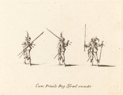 Poraa musketilla tekijältä Jacques Callot