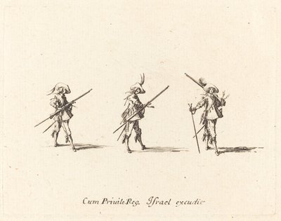 Poraa musketilla tekijältä Jacques Callot