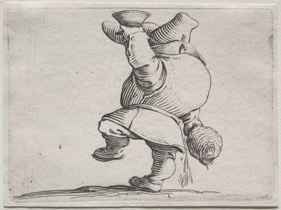 Juomari takaa nähtynä. tekijältä Jacques Callot