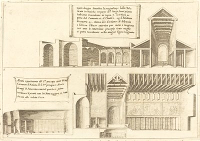 Kirkkojen kohottaminen, mukaan lukien Pyhä seimi tekijältä Jacques Callot