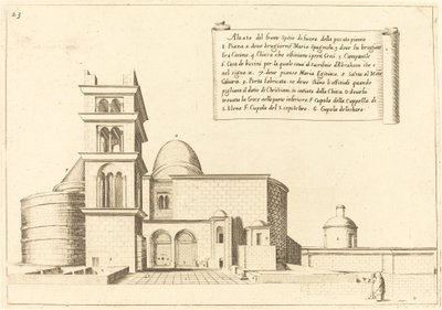 Kirkon kohottaminen tekijältä Jacques Callot