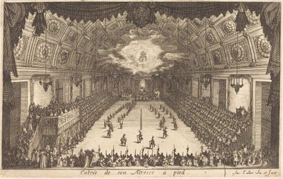 Hänen korkeutensa sisääntulo jalkaan, 1627. tekijältä Jacques Callot