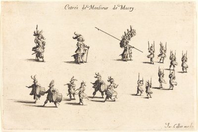 M. de Maceyn merkintä, 1627. tekijältä Jacques Callot