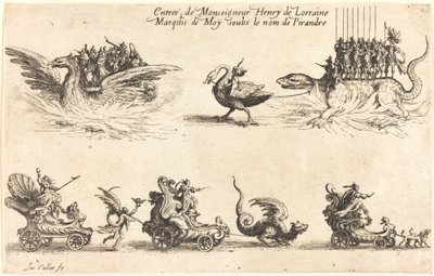 Monseigneur Henry de Lorraine, markiisi de Moy, Pirandre-nimellä tekijältä Jacques Callot