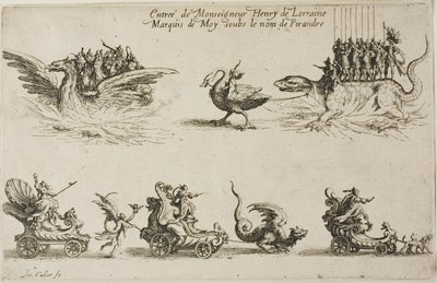 Monseigneur Henry de Lorraine, Marquis de Moy, Pirandre-nimellä, The Combat at the Barrier -sarjasta tekijältä Jacques Callot