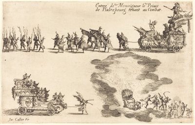 Pfaltzbourgin prinssin sisääntulo tekijältä Jacques Callot