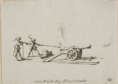 Ammutaan Canon, levy kaksitoista The Military Exercisesista tekijältä Jacques Callot