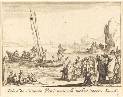 Miesten kalastaja tekijältä Jacques Callot