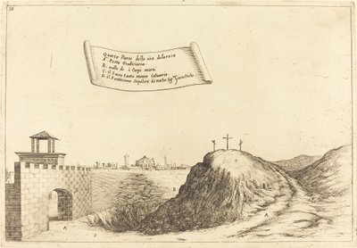 Via Dolorosan neljä osaa, 1619. tekijältä Jacques Callot