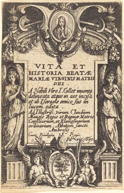 Etukappale elokuvalle "The Life of the Virgin" tekijältä Jacques Callot