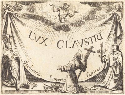 Etukappale elokuvalle "The Light of the Cloister" tekijältä Jacques Callot