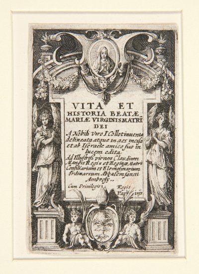 Etukappale, nro. 1 neitsyen elämästä tekijältä Jacques Callot