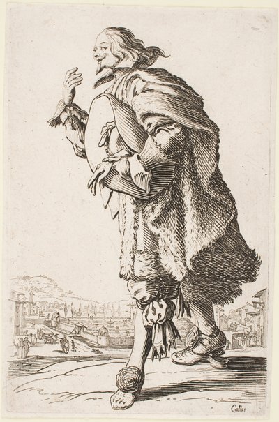 Gentleman Bowing, sarjasta "The Nobility of Lorraine" tekijältä Jacques Callot