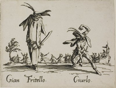 Gian Fritello - Ciurlo, levy 7 alkaen Balli di Sfessania tekijältä Jacques Callot