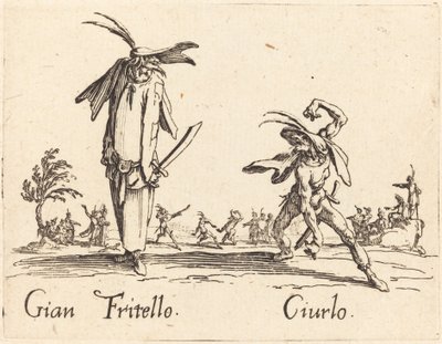 Gian Fritello ja Ciurlo tekijältä Jacques Callot