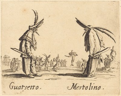 Guatsetto ja Mestolino tekijältä Jacques Callot