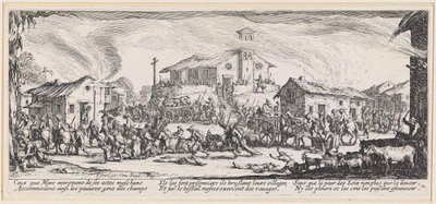 Saaliin kuljettaminen pois tekijältä Jacques Callot