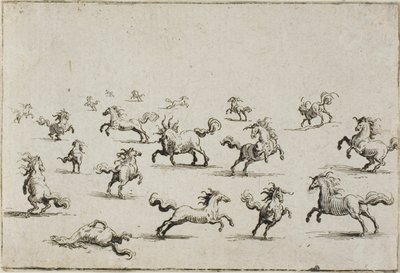 Hevoset juoksevat vapaana, kappaleesta The Caprices tekijältä Jacques Callot