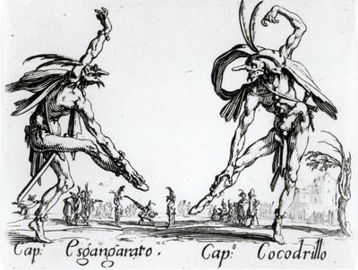I Balli de Spessanei eli Suuri metsästys (kaiverrus) (m/w kuva) tekijältä Jacques Callot