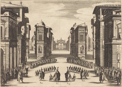 Il Solimano, II näytös tekijältä Jacques Callot