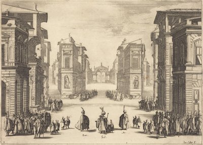Solimano, I näytös tekijältä Jacques Callot