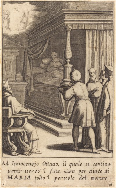 Innocent VIII, 1619. tekijältä Jacques Callot