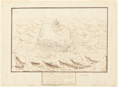 Isometrinen näkymä Torra de Ottaggiosta tekijältä Jacques Callot