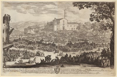 Imprunetan markkinat [firenzeläinen versio] tekijältä Jacques Callot