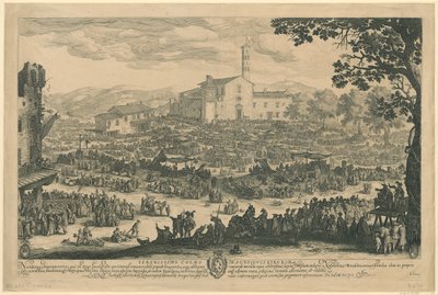 Imprunetan markkinat [firenzeläinen versio] tekijältä Jacques Callot