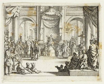 Jeesus lääkäreiden joukossa, Uudesta testamentista tekijältä Jacques Callot