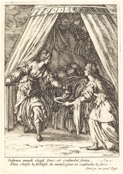 Judith Holofernesin pään kanssa tekijältä Jacques Callot
