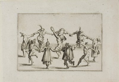 La Ronde (Pyöreä tanssi), kappaleesta Caprices (Kapriisit) tekijältä Jacques Callot