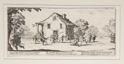 Marauder, levy 4 sarjasta The Great Miseries of War tekijältä Jacques Callot