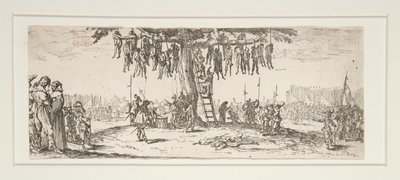 Sodan suurista kurjuudesta riippuvainen tekijältä Jacques Callot