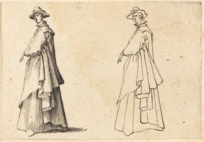 Nainen isossa takissa tekijältä Jacques Callot