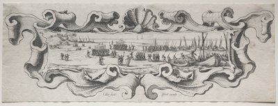 Joukkojen laskeutuminen. tekijältä Jacques Callot