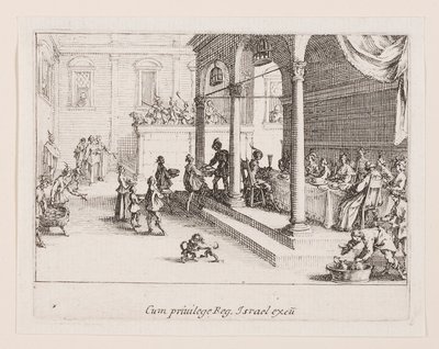 Le festin (juhla), sarjasta La vie de l tekijältä Jacques Callot
