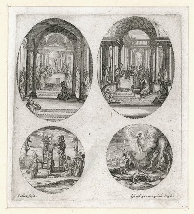 Passion ihmeet ... (kaiverrus) tekijältä Jacques Callot