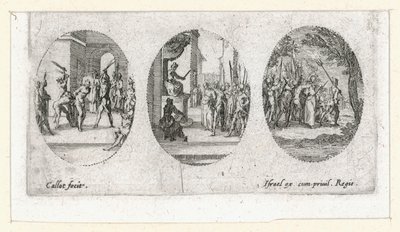 Passion ihmeet ... (kaiverrus) tekijältä Jacques Callot