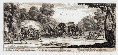 Sodan kurjuudet ja onnettomuudet ... (kaiverrus) tekijältä Jacques Callot