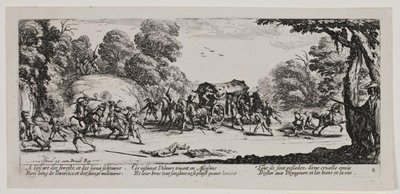 Sodan kurjuudet ja onnettomuudet (blad 8) tekijältä Jacques Callot