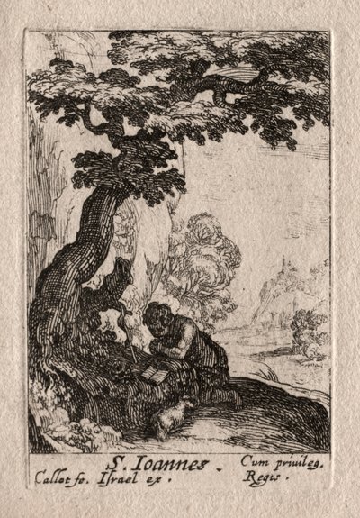Katuneet: Pyhä Johannes Kastaja. tekijältä Jacques Callot