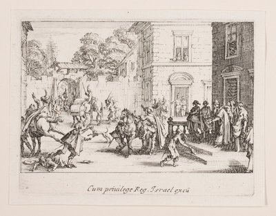 Les adieux (Jäähyväiset), sarjasta La vie de l tekijältä Jacques Callot
