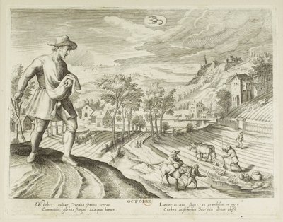 Kuukausia. 10, lokakuu tekijältä Jacques Callot