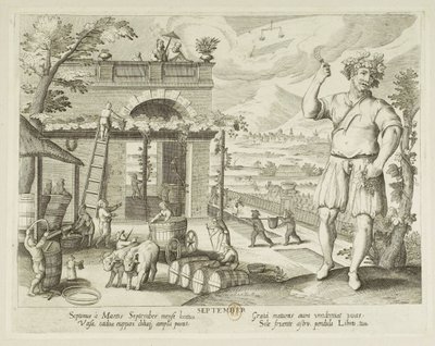 Kuukausi. 9, syyskuu tekijältä Jacques Callot