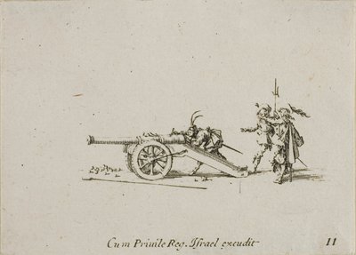 Ladataan Canonia, levy yksitoista sotilasharjoituksista tekijältä Jacques Callot