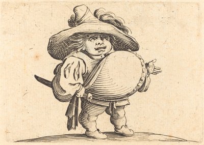 Mies, jolla on iso vatsa tekijältä Jacques Callot
